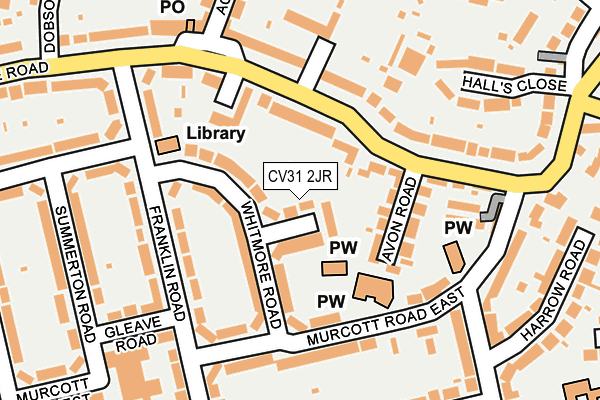 CV31 2JR map - OS OpenMap – Local (Ordnance Survey)