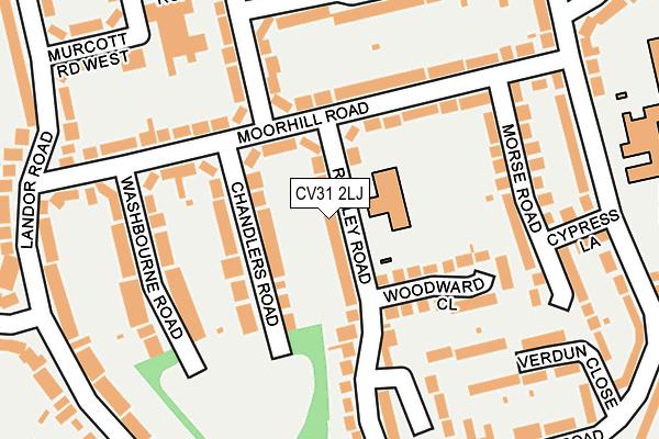 CV31 2LJ map - OS OpenMap – Local (Ordnance Survey)