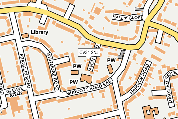 CV31 2NJ map - OS OpenMap – Local (Ordnance Survey)