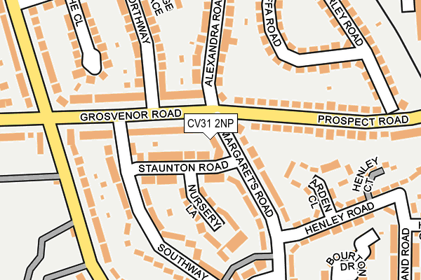 CV31 2NP map - OS OpenMap – Local (Ordnance Survey)