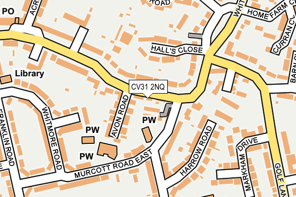 CV31 2NQ map - OS OpenMap – Local (Ordnance Survey)