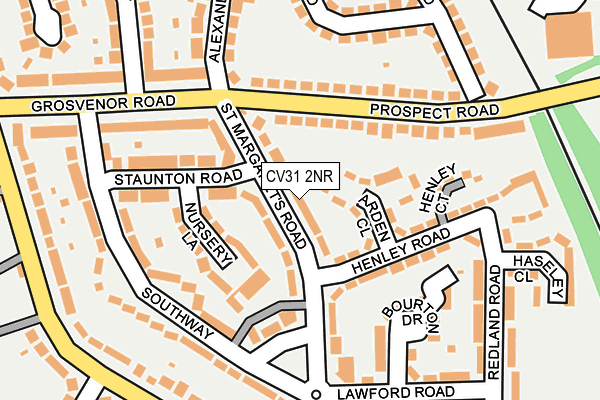 CV31 2NR map - OS OpenMap – Local (Ordnance Survey)