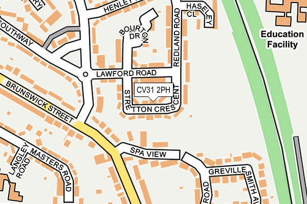 CV31 2PH map - OS OpenMap – Local (Ordnance Survey)