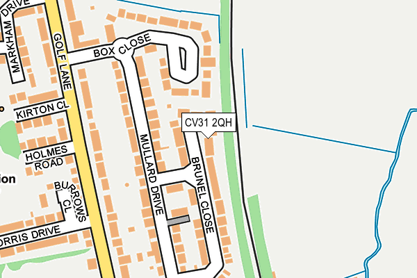 CV31 2QH map - OS OpenMap – Local (Ordnance Survey)