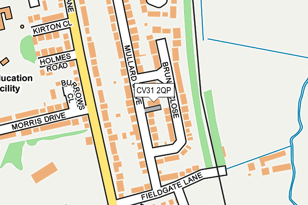 CV31 2QP map - OS OpenMap – Local (Ordnance Survey)