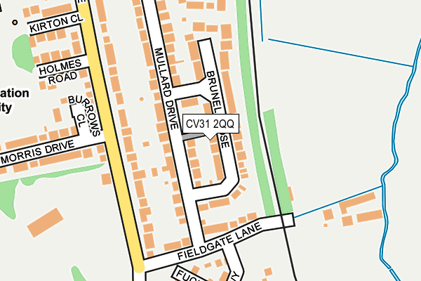 CV31 2QQ map - OS OpenMap – Local (Ordnance Survey)