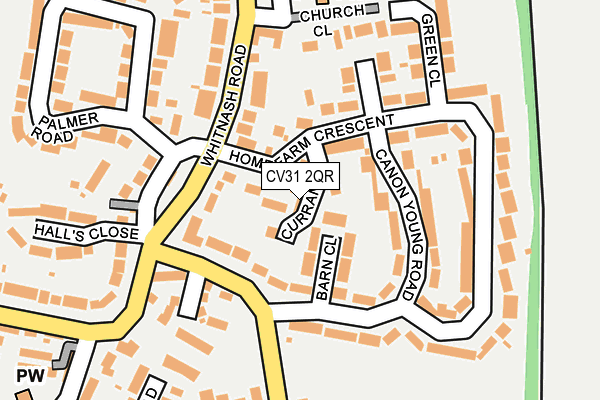 CV31 2QR map - OS OpenMap – Local (Ordnance Survey)