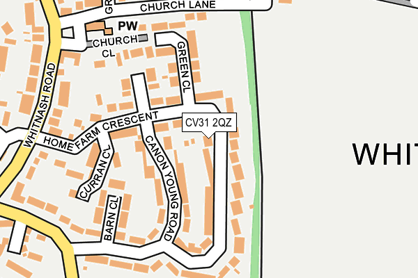 CV31 2QZ map - OS OpenMap – Local (Ordnance Survey)