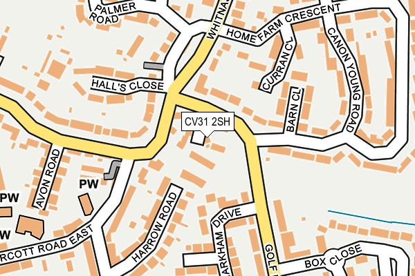 CV31 2SH map - OS OpenMap – Local (Ordnance Survey)