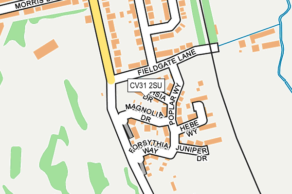CV31 2SU map - OS OpenMap – Local (Ordnance Survey)