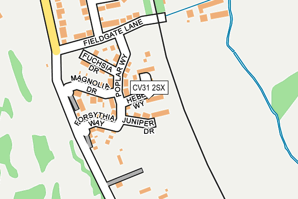 CV31 2SX map - OS OpenMap – Local (Ordnance Survey)