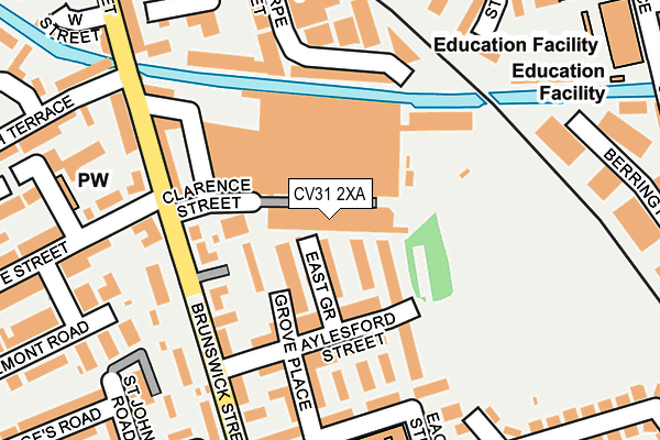 CV31 2XA map - OS OpenMap – Local (Ordnance Survey)