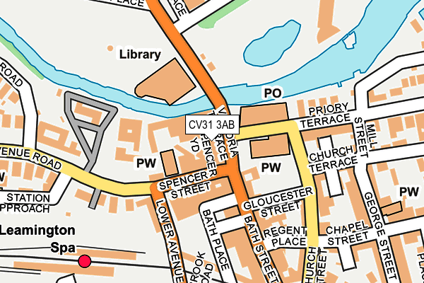 Map of VICTORIA TERRACE LTD at local scale