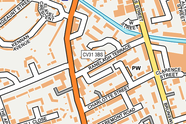 CV31 3BS map - OS OpenMap – Local (Ordnance Survey)