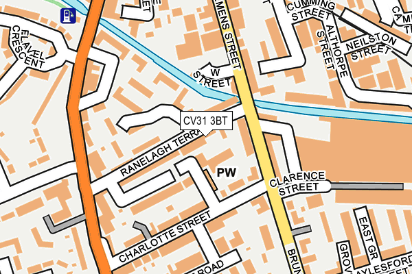 CV31 3BT map - OS OpenMap – Local (Ordnance Survey)