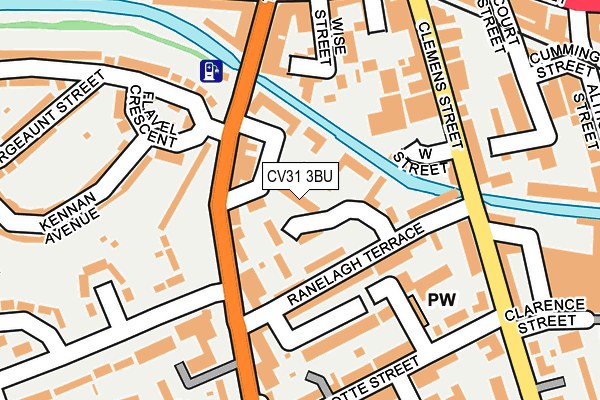 CV31 3BU map - OS OpenMap – Local (Ordnance Survey)