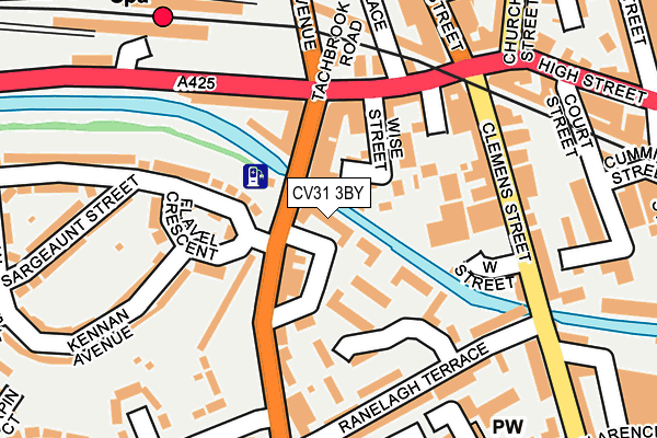CV31 3BY map - OS OpenMap – Local (Ordnance Survey)