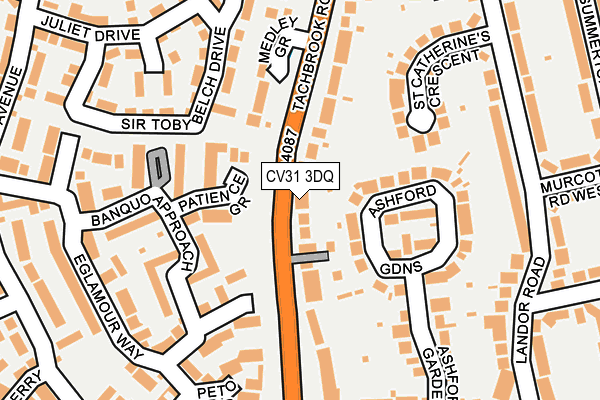 CV31 3DQ map - OS OpenMap – Local (Ordnance Survey)