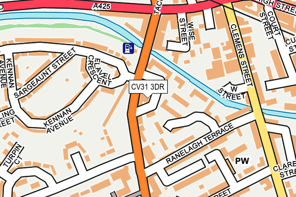 CV31 3DR map - OS OpenMap – Local (Ordnance Survey)
