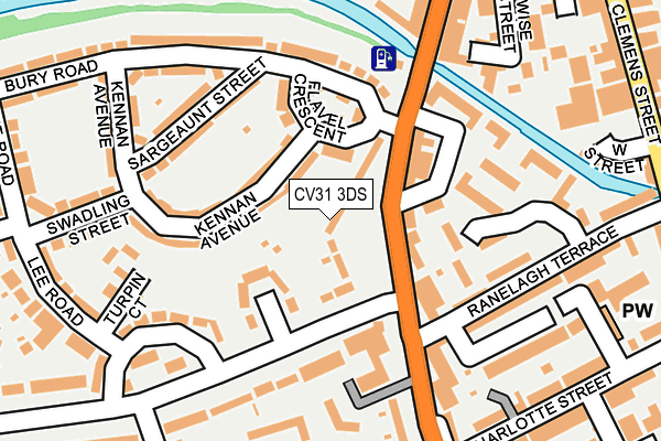 CV31 3DS map - OS OpenMap – Local (Ordnance Survey)