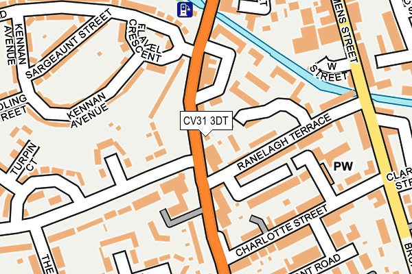 CV31 3DT map - OS OpenMap – Local (Ordnance Survey)