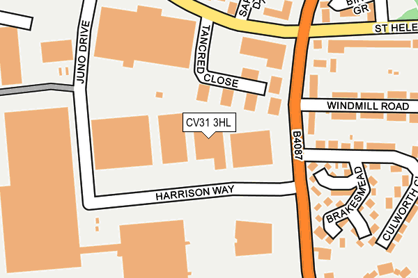 CV31 3HL map - OS OpenMap – Local (Ordnance Survey)