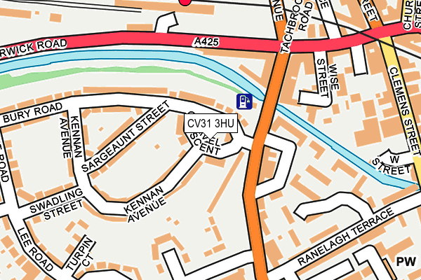 CV31 3HU map - OS OpenMap – Local (Ordnance Survey)