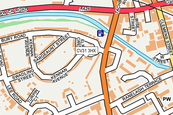 CV31 3HX map - OS OpenMap – Local (Ordnance Survey)