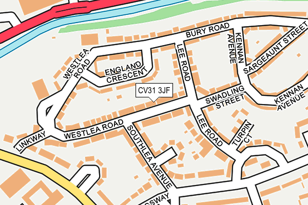 CV31 3JF map - OS OpenMap – Local (Ordnance Survey)