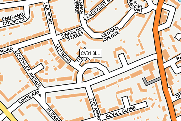 CV31 3LL map - OS OpenMap – Local (Ordnance Survey)