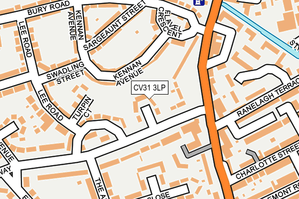 CV31 3LP map - OS OpenMap – Local (Ordnance Survey)