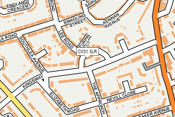 CV31 3LR map - OS OpenMap – Local (Ordnance Survey)