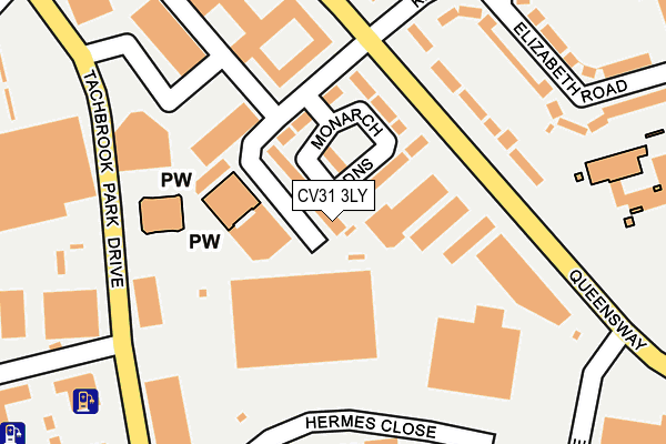 CV31 3LY map - OS OpenMap – Local (Ordnance Survey)