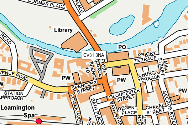 CV31 3NA map - OS OpenMap – Local (Ordnance Survey)