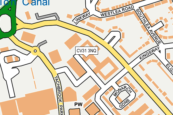 CV31 3NQ map - OS OpenMap – Local (Ordnance Survey)