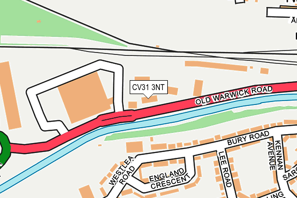 CV31 3NT map - OS OpenMap – Local (Ordnance Survey)