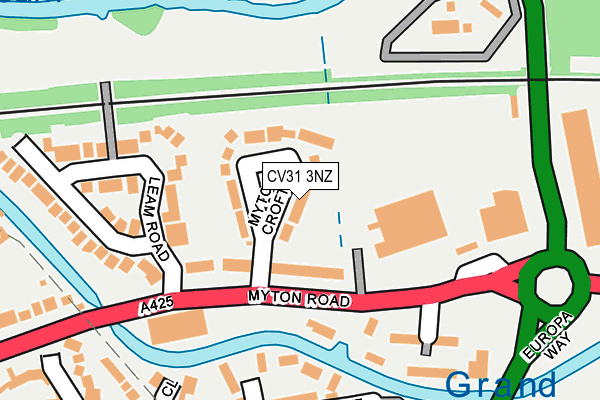 CV31 3NZ map - OS OpenMap – Local (Ordnance Survey)