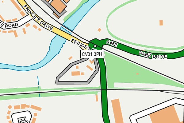 CV31 3PH map - OS OpenMap – Local (Ordnance Survey)