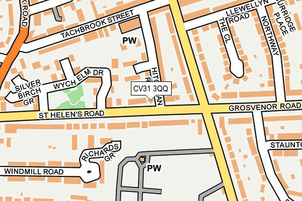 CV31 3QQ map - OS OpenMap – Local (Ordnance Survey)