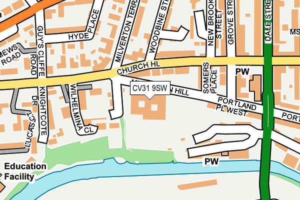 CV31 9SW map - OS OpenMap – Local (Ordnance Survey)