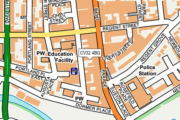 CV32 4BG map - OS OpenMap – Local (Ordnance Survey)