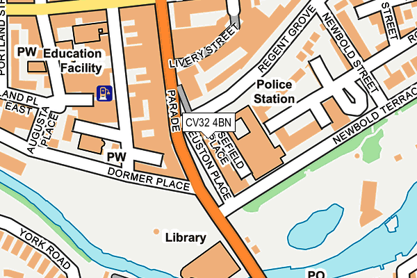 CV32 4BN map - OS OpenMap – Local (Ordnance Survey)