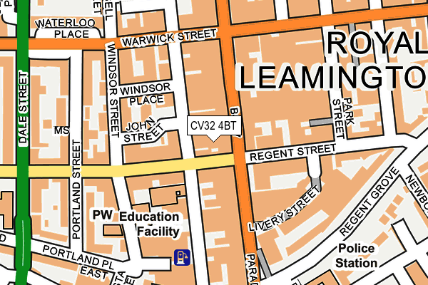 CV32 4BT map - OS OpenMap – Local (Ordnance Survey)