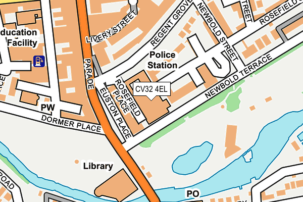 CV32 4EL map - OS OpenMap – Local (Ordnance Survey)