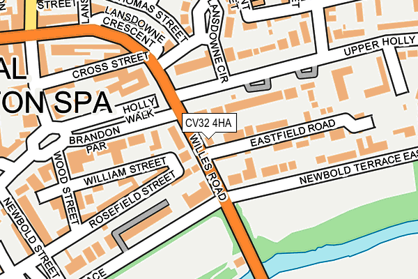 CV32 4HA map - OS OpenMap – Local (Ordnance Survey)