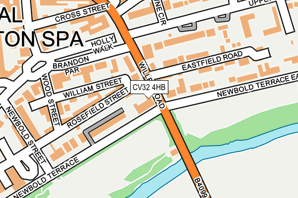 CV32 4HB map - OS OpenMap – Local (Ordnance Survey)