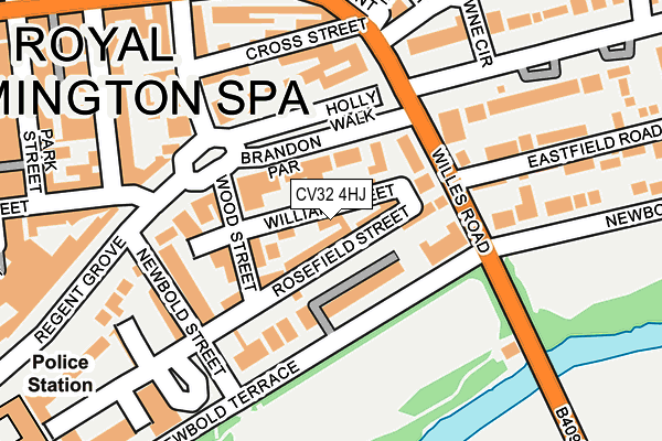 CV32 4HJ map - OS OpenMap – Local (Ordnance Survey)