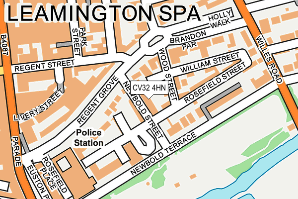 CV32 4HN map - OS OpenMap – Local (Ordnance Survey)