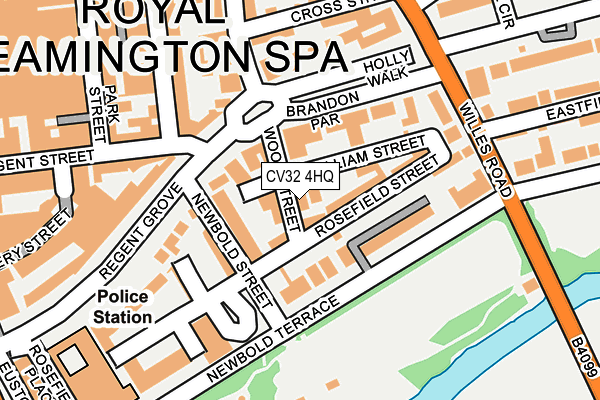 CV32 4HQ map - OS OpenMap – Local (Ordnance Survey)