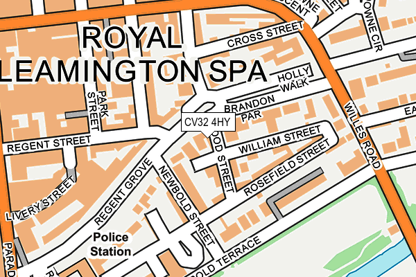 CV32 4HY map - OS OpenMap – Local (Ordnance Survey)